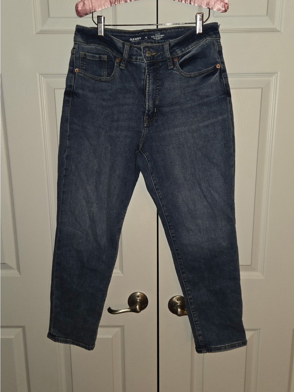 Old Navy High Rise OG Straight Jeans Size 10 Short Extra Stretch